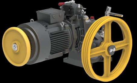 Geared traction motor